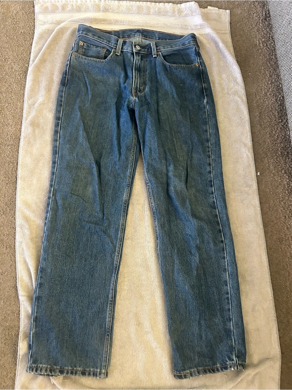 Levi's Men's Straight-Leg Blue Denim Jeans